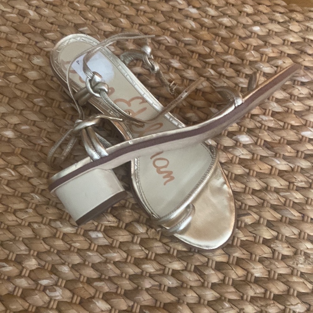 Sam Edelman Gold Strappy Sandals